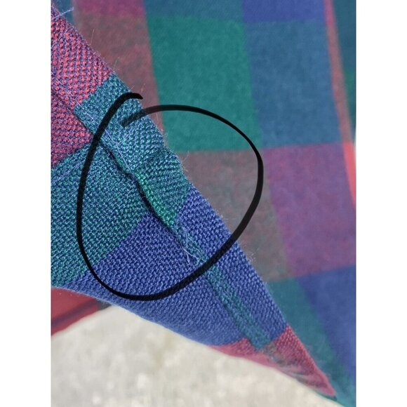 Vintage Shirt Plaid Size XL Mens Button up Winterweights by Van Heusen - Picture 6 of 7